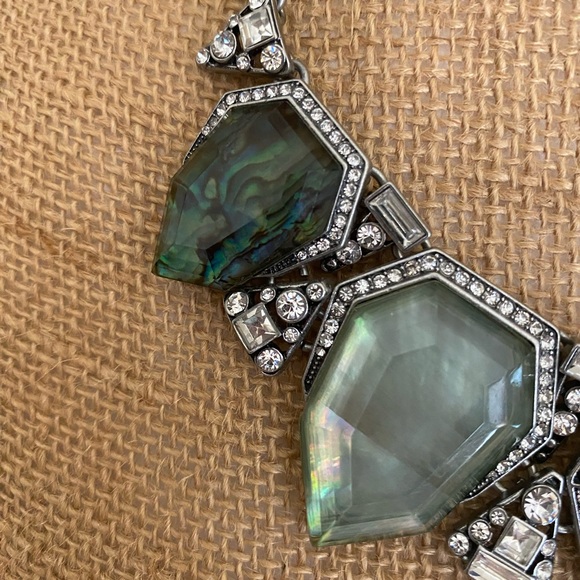Chloe + Isabel northern lights Silver and Green Gemstone Necklace - Picture 3 of 3